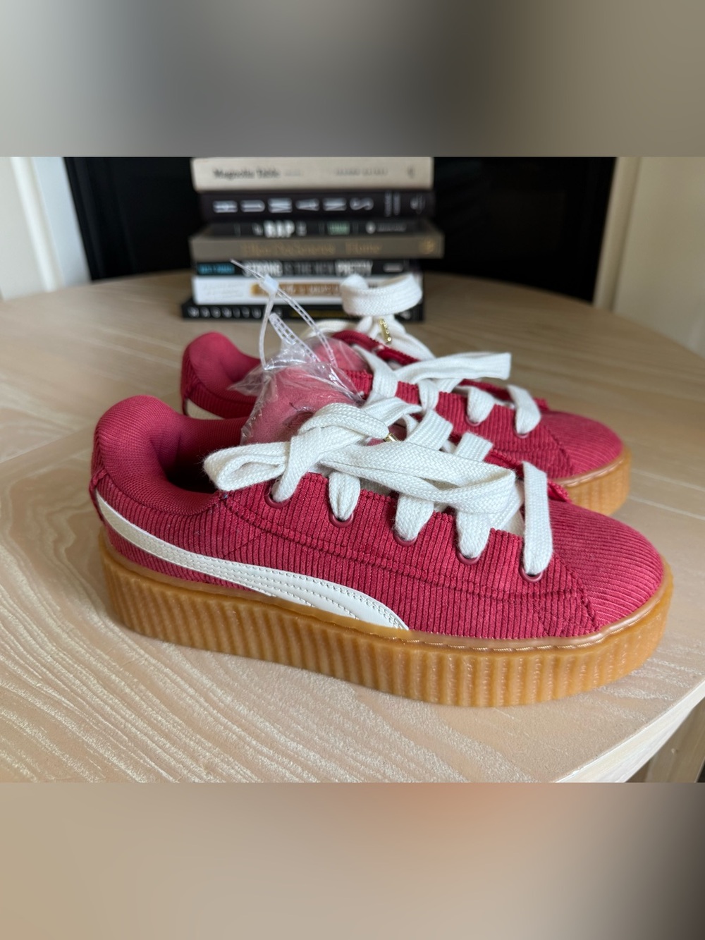 Fenty X PUMA|Creeper phatty corduroy lace up sneakers,size 6•••NWT,Trendy style